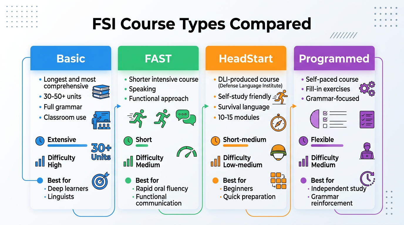 FSI Course Types Compared